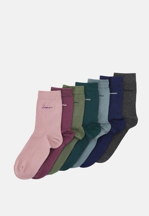 LASCANA SOCKS IN THE BOX 7 PACK - Zoknik - multi coloured