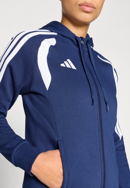 adidas TIRO26 LEAGUE FULL ZIP HOODIE - Zip-up sweatshirt - team navy blue/white — photo 6