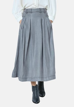 ANYA - Denimnederdele - mid grey