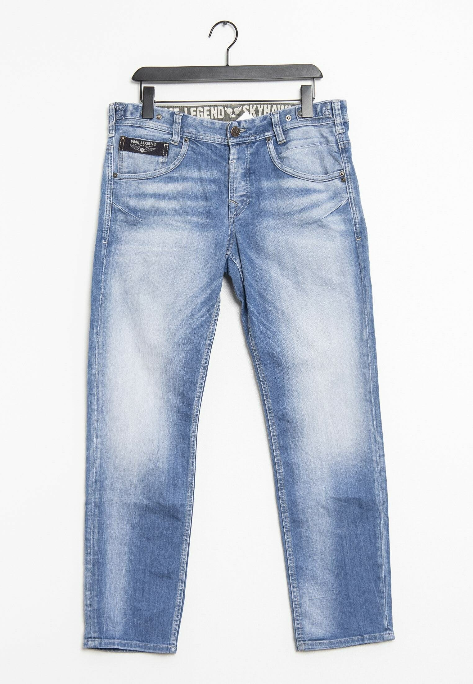 PME Legend Straight leg jeans - blue/blauw - (Pre-owned) - Zalando.nl