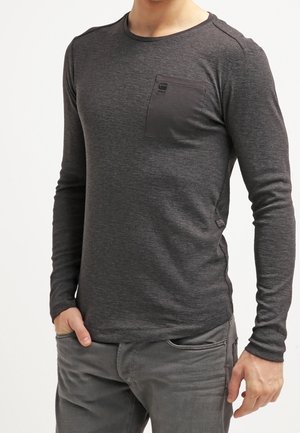 Langærmet T-shirt - dark grey