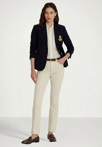 Lauren Ralph Lauren Petite BULLION JACQUARD BLAZER - Žakete - navy