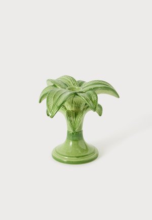 Les Ottomans, PALM CANDLE STICK HOLDER - Bougeoir - green