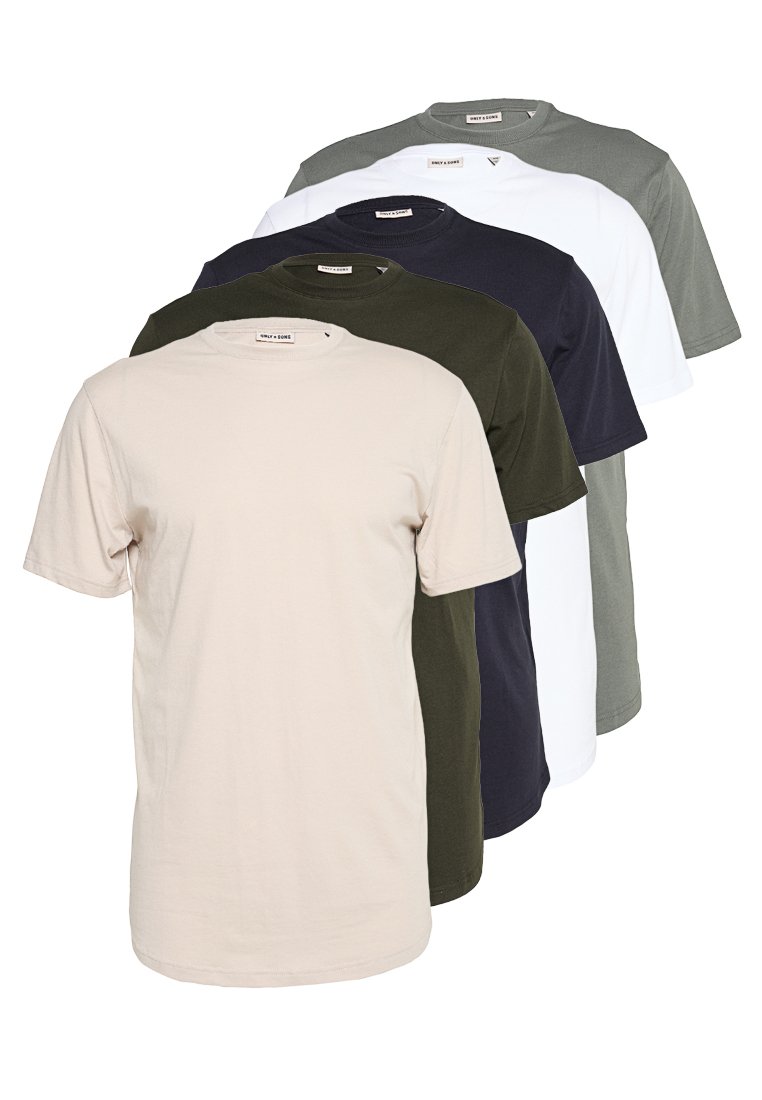 Only & Sons T-shirt basic antraciet Only & Sons T-shirt basic antraciet