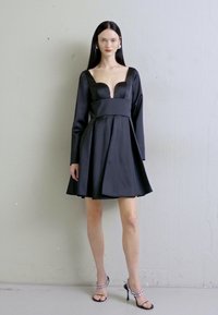 Sara Battaglia SWEETHEART NECK MINI DRESS - Cocktail φόρεμα / Φόρεμα για πάρτι - black