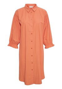 Kaffe Abito a camicia - neon orange
