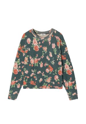 À FLEURS - Pullover - noir