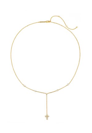 Cross Lariat - Collar - gold-coloured