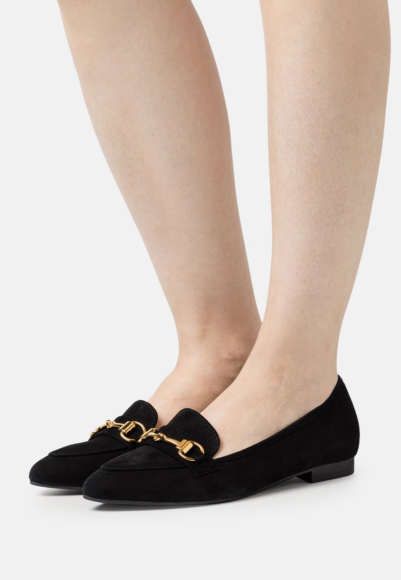 gabor black ballet pumps