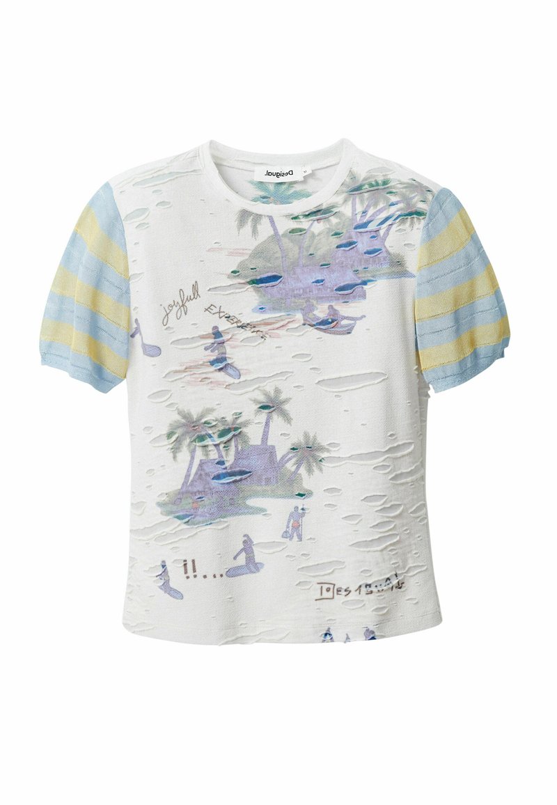 Desigual T-shirt print wit