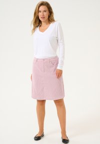 Cream CORY - sukňa v tvare A - dawn pink