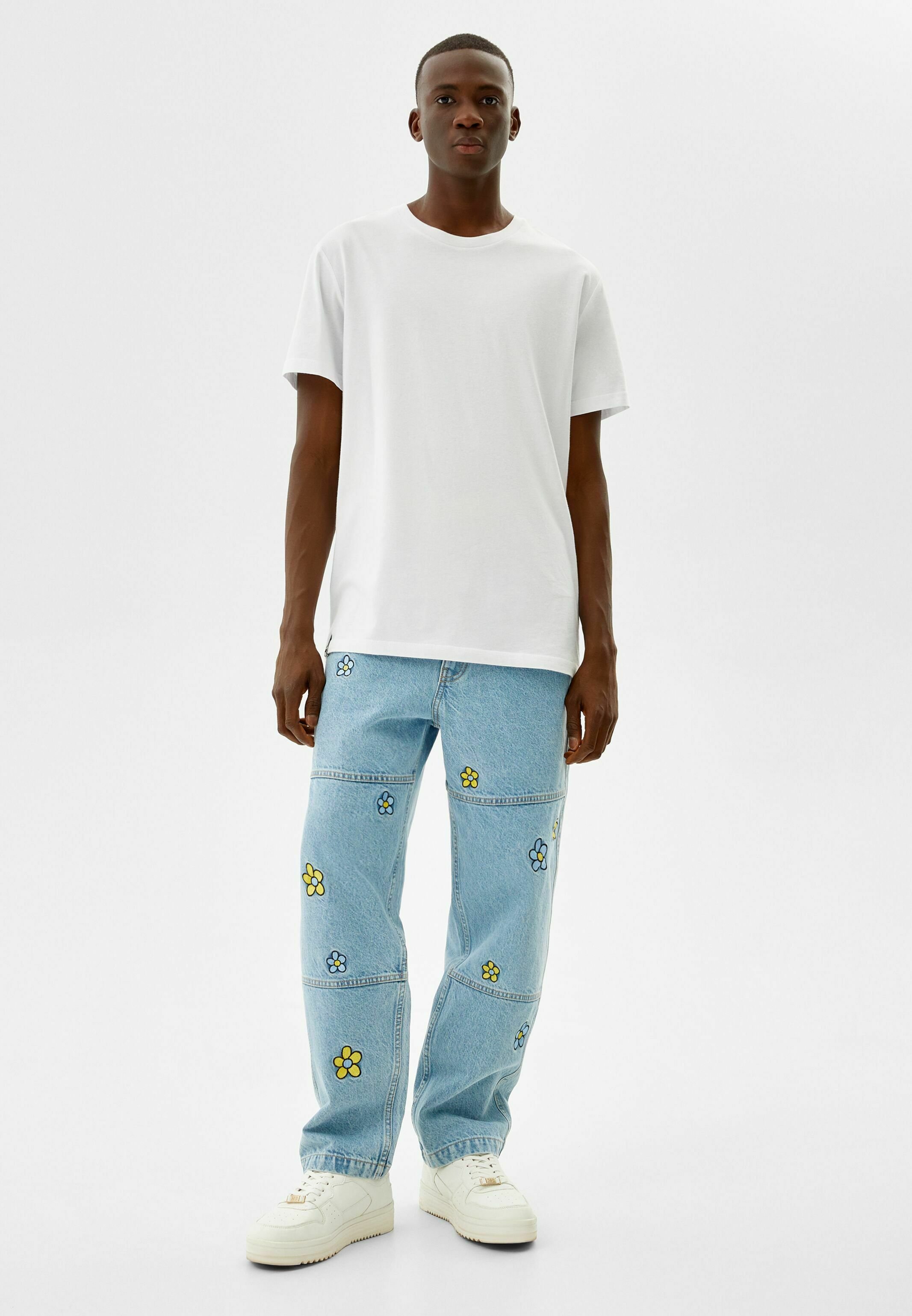 Bershka Jeans a sigaretta - light blue denim/carta da zucchero - Zalando.it