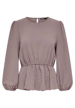 ONLMETTE O NECK - Bluse - elderberry