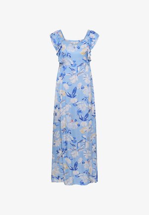 Part Two, BENEDICTAPW DRESS - Maxi šaty - blue watercolor flower print