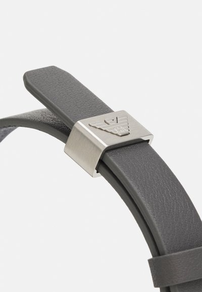 Emporio Armani LOGO BRACELET - Bracciale - blue/ grey