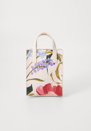 Ted Baker FLORAL PRINTED NANO ICON BAG - Cross body bag - light pink