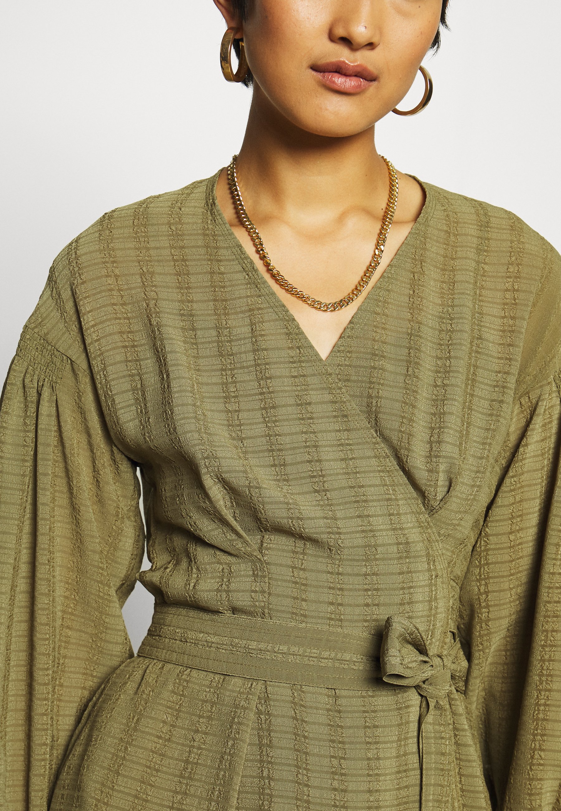 Samsøe Samsøe MERRILL DRESS Kjole air khakikhaki Samsøe Samsøe MERRILL DRESS - Kjole - air khaki