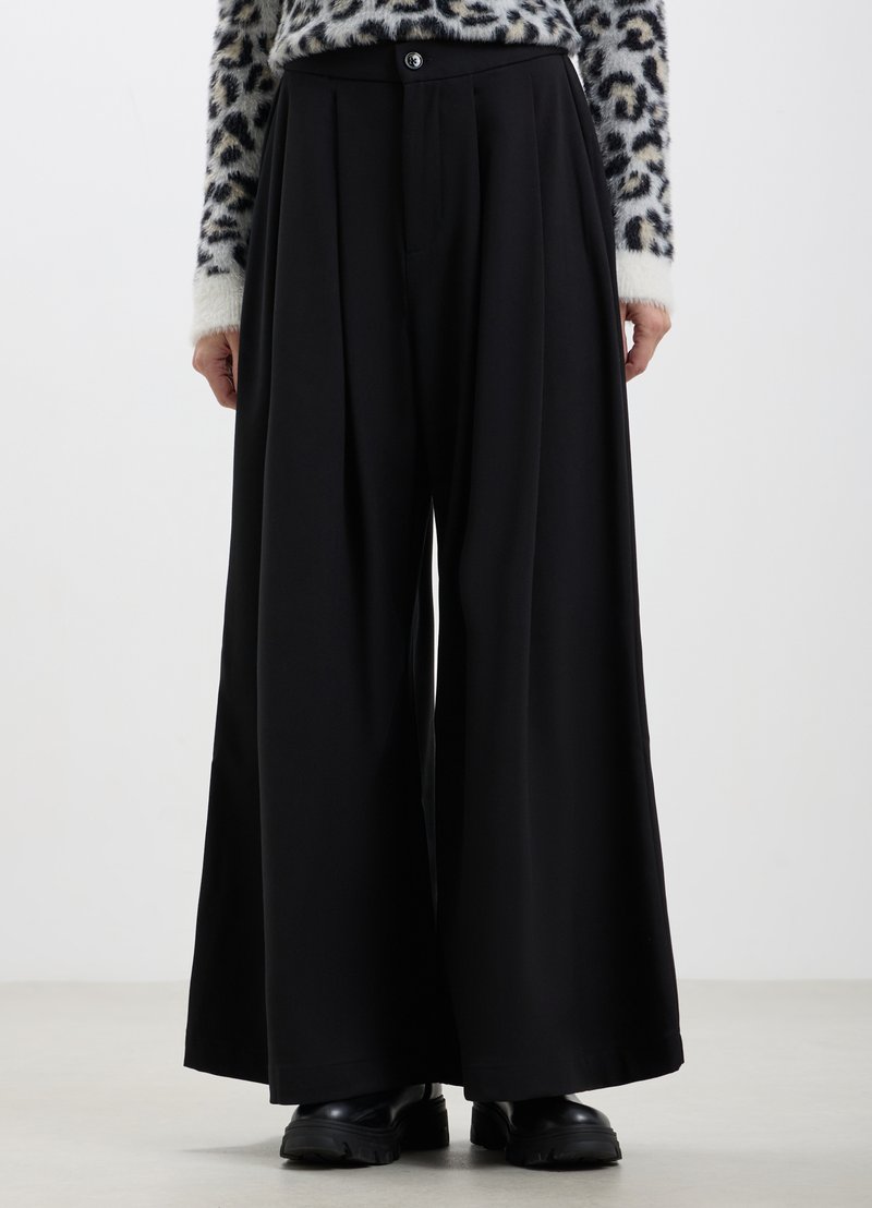 Calliope TINTA UNITA - Pantaloni - nero