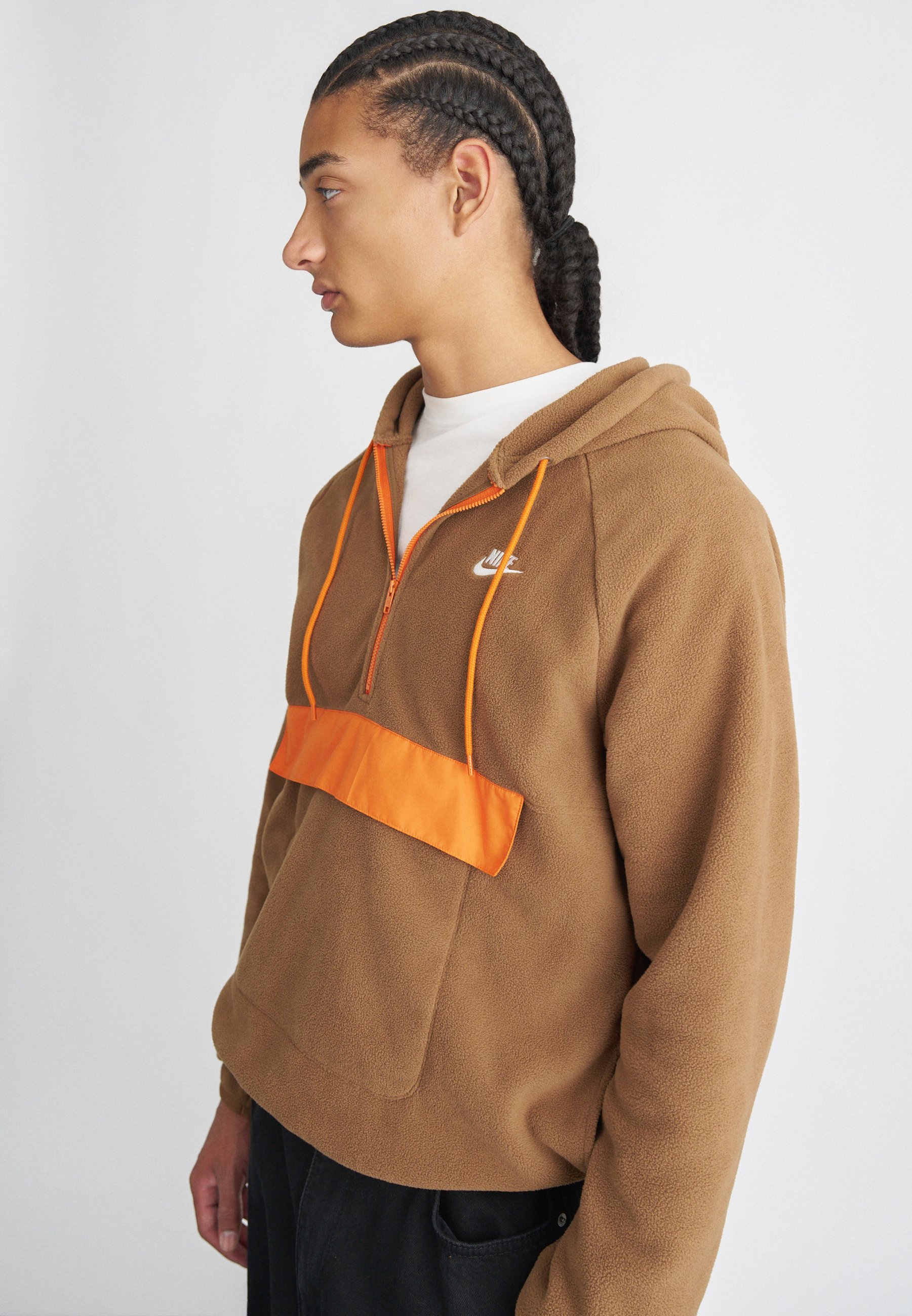 nike orange white hoodie
