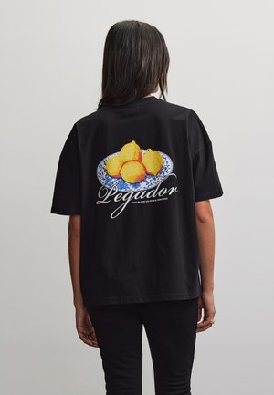 Pegador MDINA HEAVY - T-shirts print - washed black