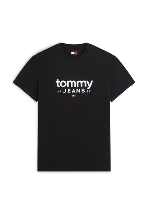 Tommy Jeans, SLIM GRAPHIC TEE - Tričko s potlačou - black