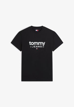 Tommy Jeans, SLIM GRAPHIC TEE - Tričko s potlačou - black