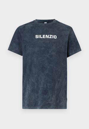 SILENZIO - T-shirt imprimé - navy shady