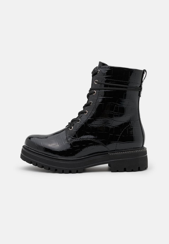 BOOTS - Bottines à plateau - black