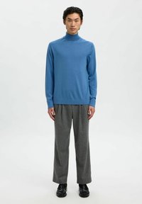 Selected Homme ROLLKRAGEN - Pullover - true navy