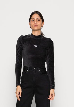 VELVET LONG SLEEVE  - Topper langermet - black