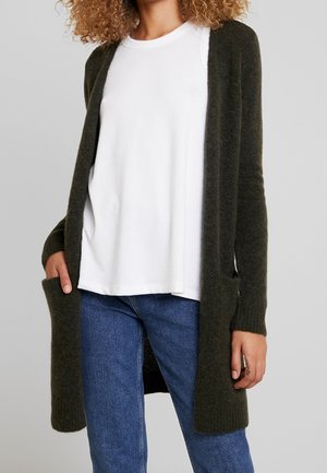 Cream, Cardigan - khaki