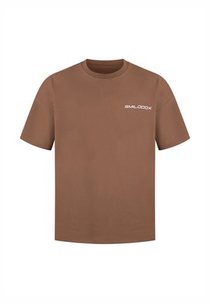 Smilodox, UNISEX OVERSIZE TANE - T-shirt imprimé - braun