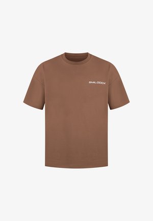 Smilodox, UNISEX OVERSIZE TANE - T-shirt imprimé - braun
