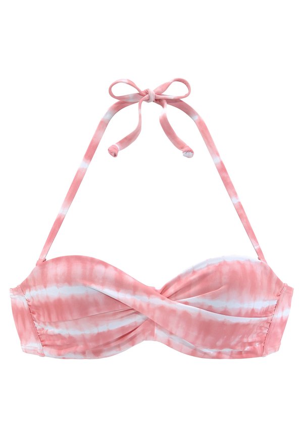 BÜGEL - Bikini-Top - lobster weiß