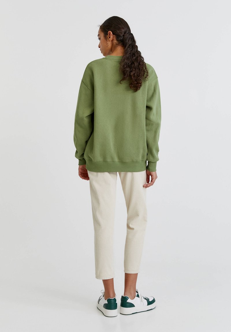 Damen Sweatshirts | PULL&BEAR CONTRAST VARSITY Sweatshirt green/grün - CG91326 Damen Sweatshirts | PULL&BEAR CONTRAST VARSITY Sweatshirt green/grün - CG91326