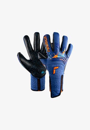 Reusch ATTRAKT FUSION - Guanti - trueblue shockingorange black