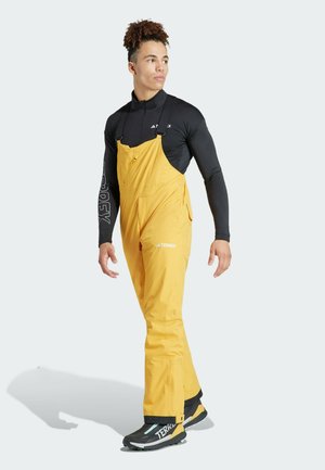 TERREX XPERIOR TWO-LAYER INSULATED BIB - Pantalones de esquí - preloved yellow