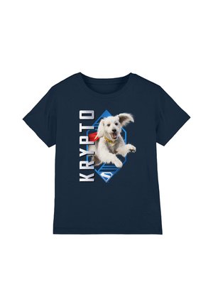 Warner Brothers, SUPERMAN 2025 KRYPTO DIAMOND UNISEX - Print T-shirt - dark blue