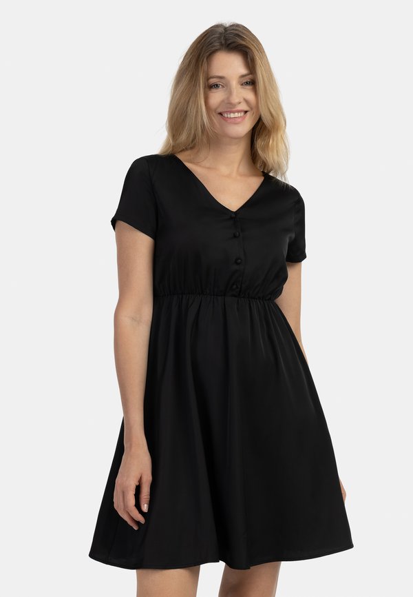 MIDI NOWLES - Freizeitkleid - schwarz