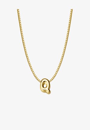 Glanzstücke München BUCHSTABE Q - Kaelakee - gelbgold coloured