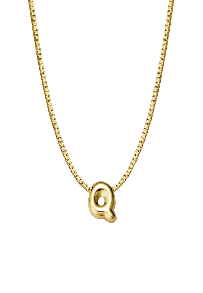 Glanzstücke München BUCHSTABE Q - Náhrdelník - gelbgold coloured