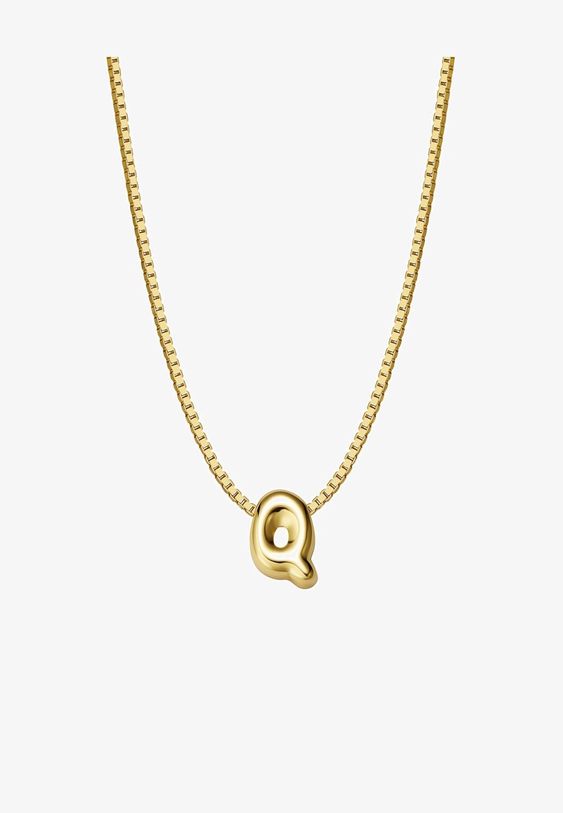 Glanzstücke München BUCHSTABE Q - Náhrdelník - gelbgold coloured