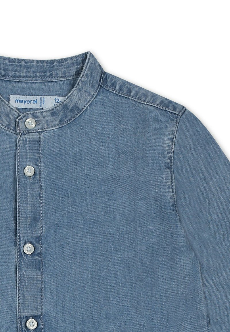 Mayoral Camicia Jeans Bambino/Ragazzo - Manica Lunga In Cotone 100% Colore Scuro - Foto 7