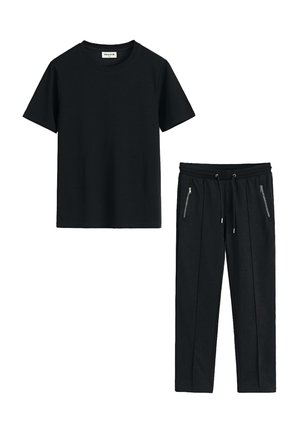 ENSEMBLE T-SHIRT ET PANTALON  - Pantalon de survêtement - noir