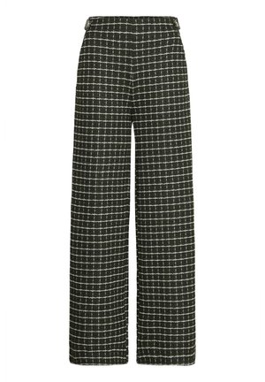 ICHI KATE CLOULE  - Pantaloni - rifle green check