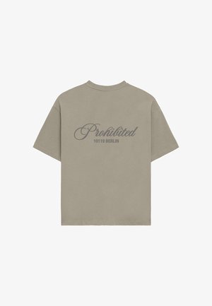 PROHIBITED, HOMETOWN TEE - T-shirt print - grey
