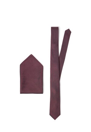 FINSHLEY & HARDING LONDON, FINSHLEY & HARDING LONDON KRAWATTE SET - Pocket square - bordeaux