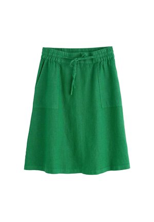 Seasalt Cornwall A-line skirt - green island