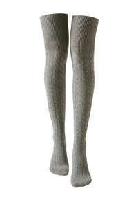 Unausgewählt, grigio melange trecce cashmere