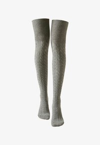 Unausgewählt, grigio melange trecce cashmere